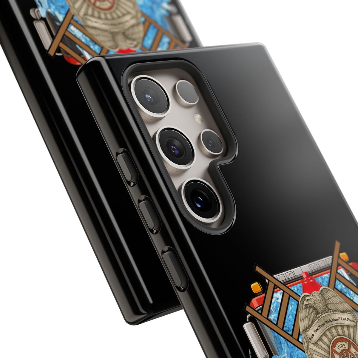 Firefighter Badge Phone Case – Maltese Cross Rescue Design