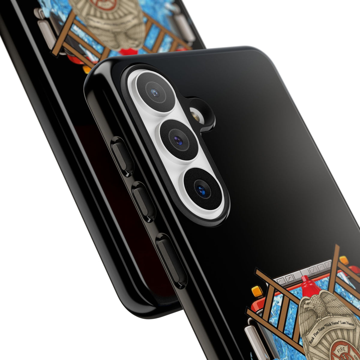 Firefighter Badge Phone Case – Maltese Cross Rescue Design