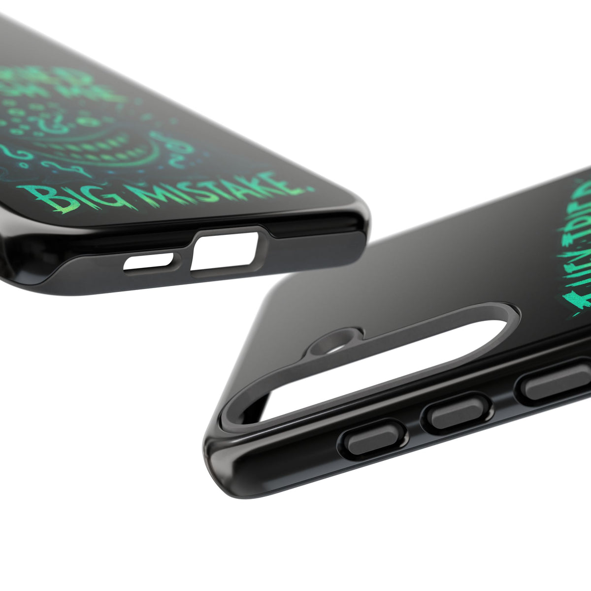 Phone Case — Glow Monster "They Tried to Flush Me, Big Mistake"