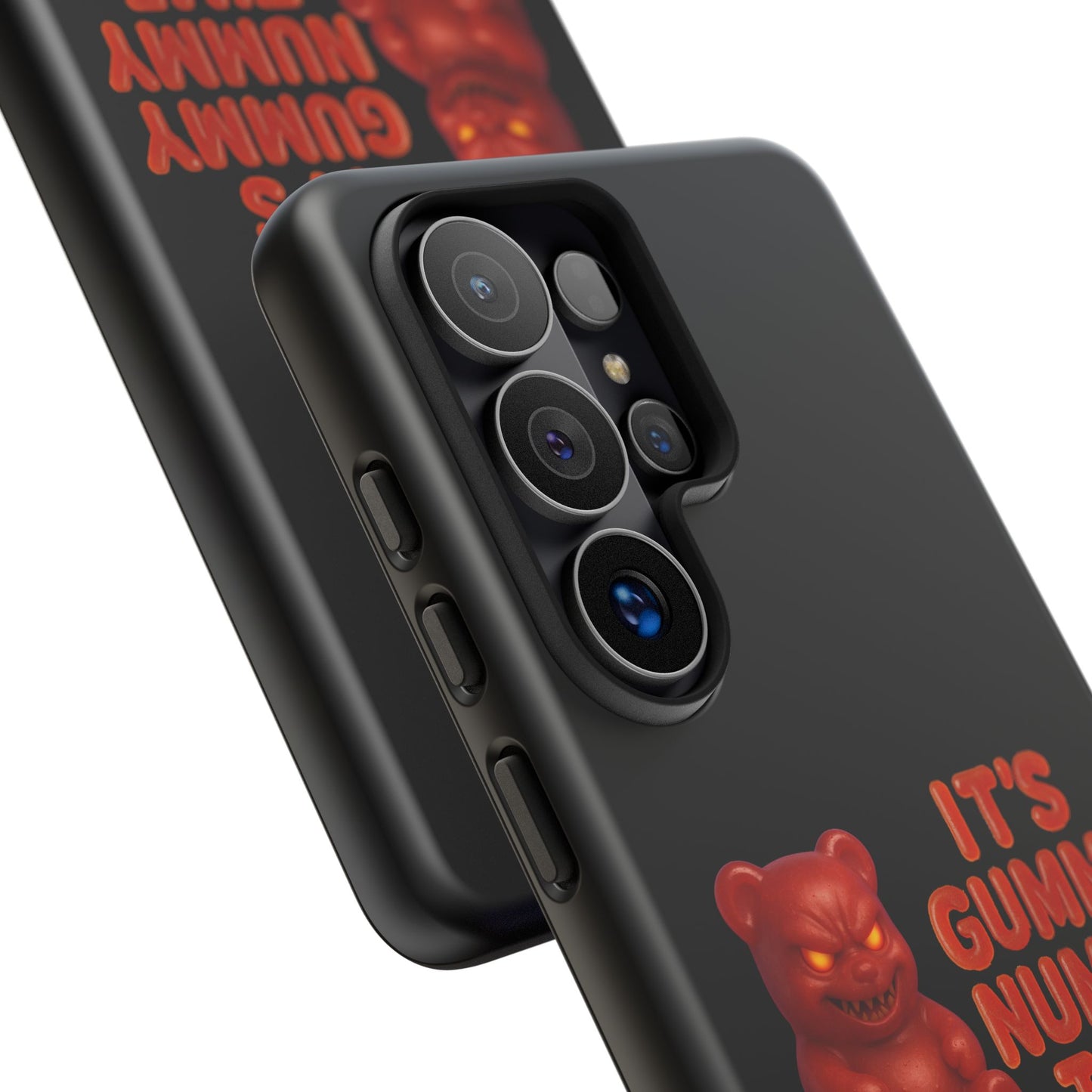 Phone Case — "It's Gummy Nummy Time" Red Gummy Bear Protective Case