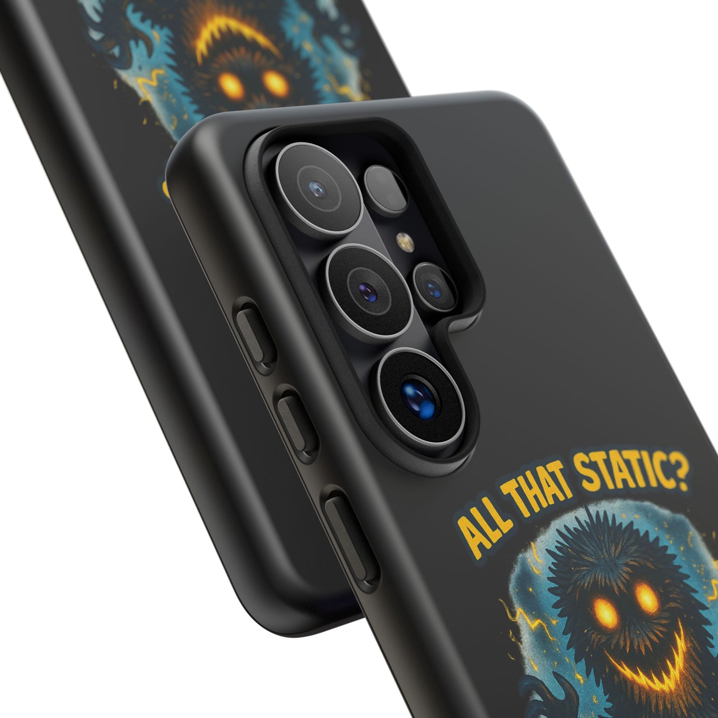 Phone Case — 'All That Static? That's Me Charging Up' Cute Monster Protective Case