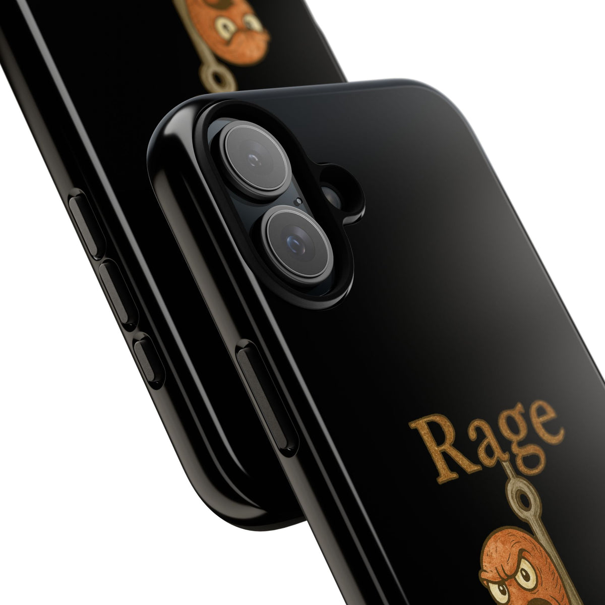Phone Case — "Rage Bait" Angry Worm Fishing Design
