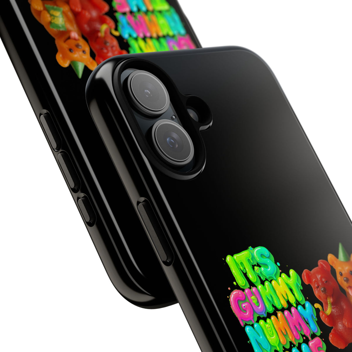 Phone Case — "It's Gummy Nummy Time" Colorful Gummy Bear Protective Case