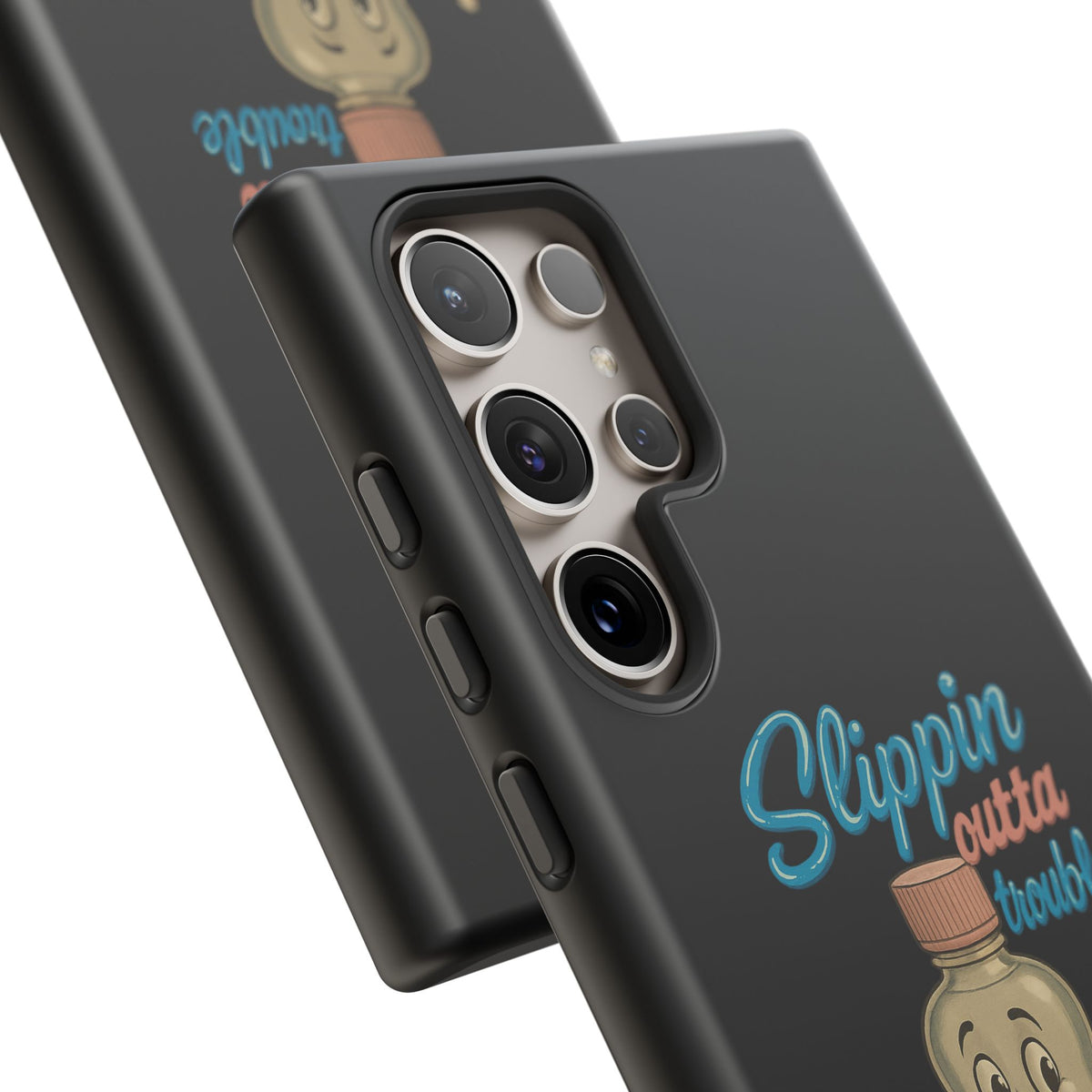 Phone Case — Retro 'Slippin Outta Trouble' Baby Bottle Design