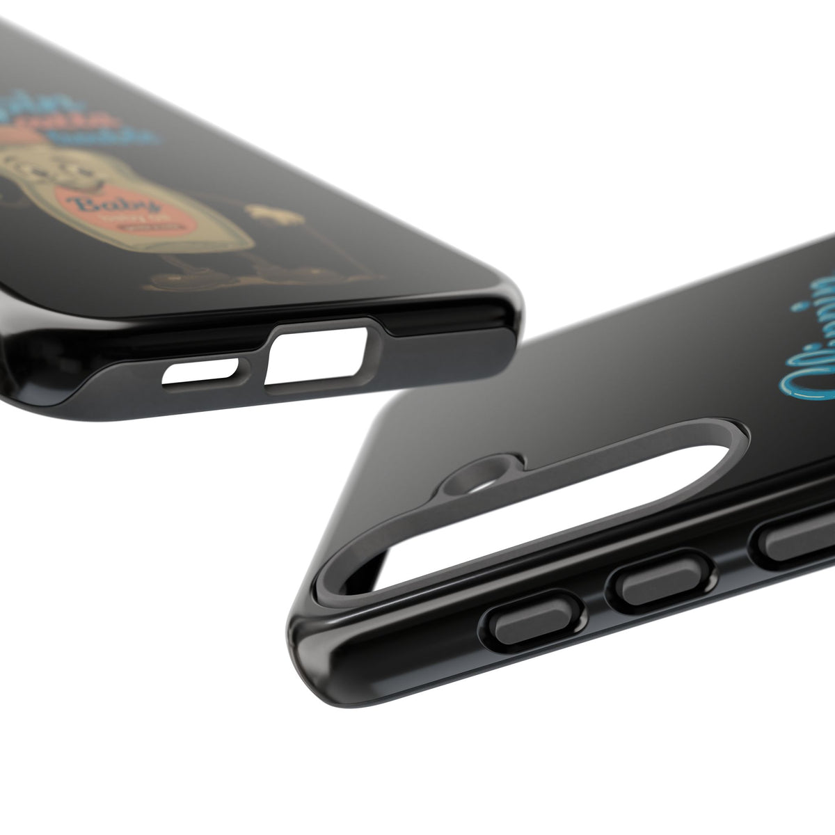 Phone Case — Retro 'Slippin Outta Trouble' Baby Bottle Design
