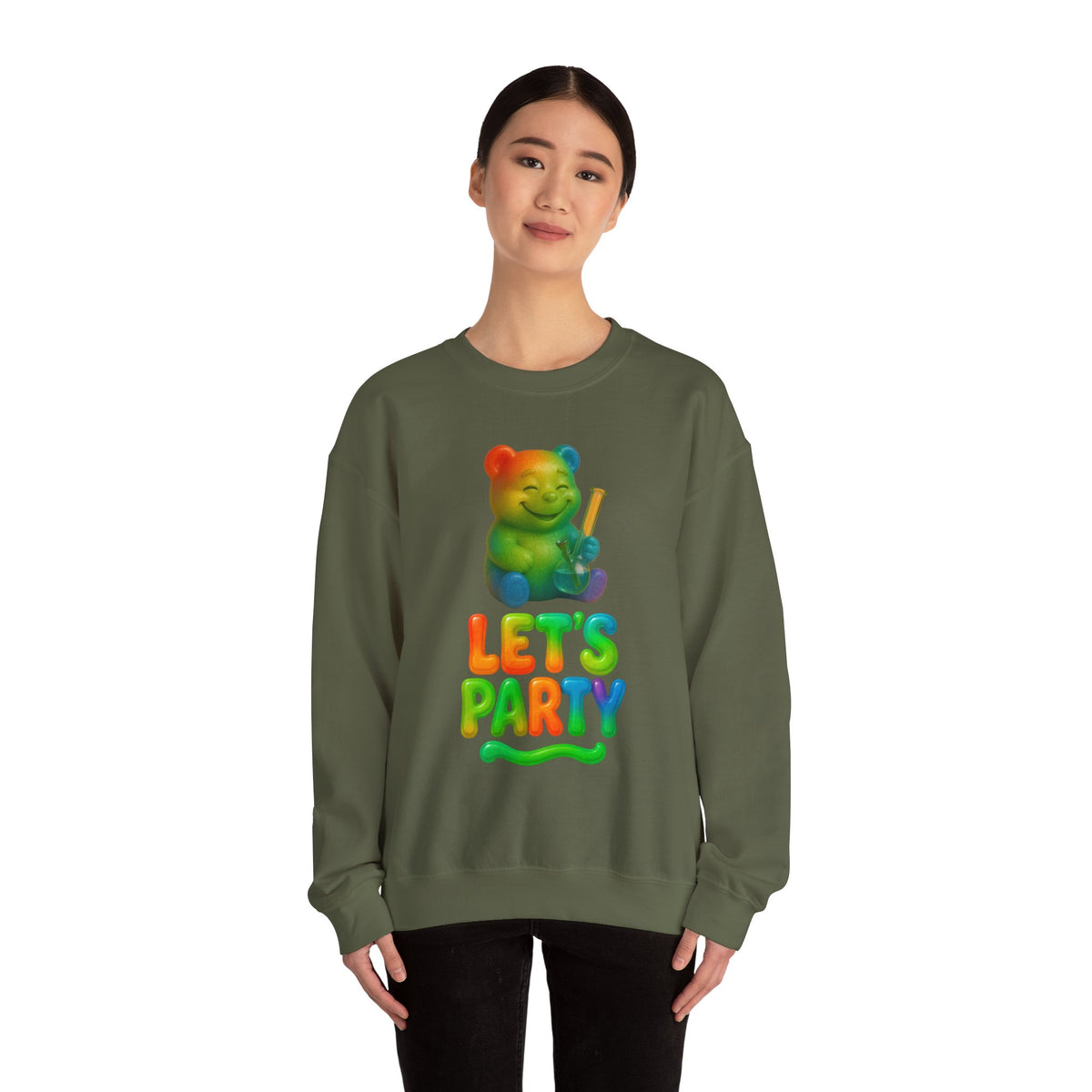 Let’s Party Gummy Bear Crewneck Sweatshirt