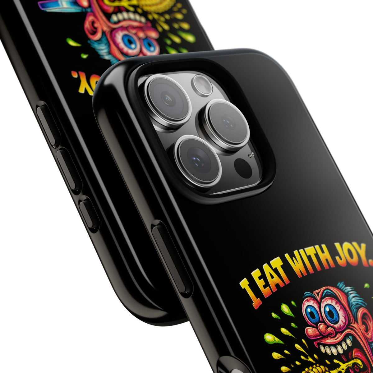 Phone Case — "I Eat With Joy, I Regret With Fury" Graphic