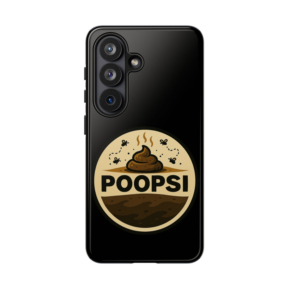 Phone Case — 'POOPSI' Funny Poop Logo Protective Cover