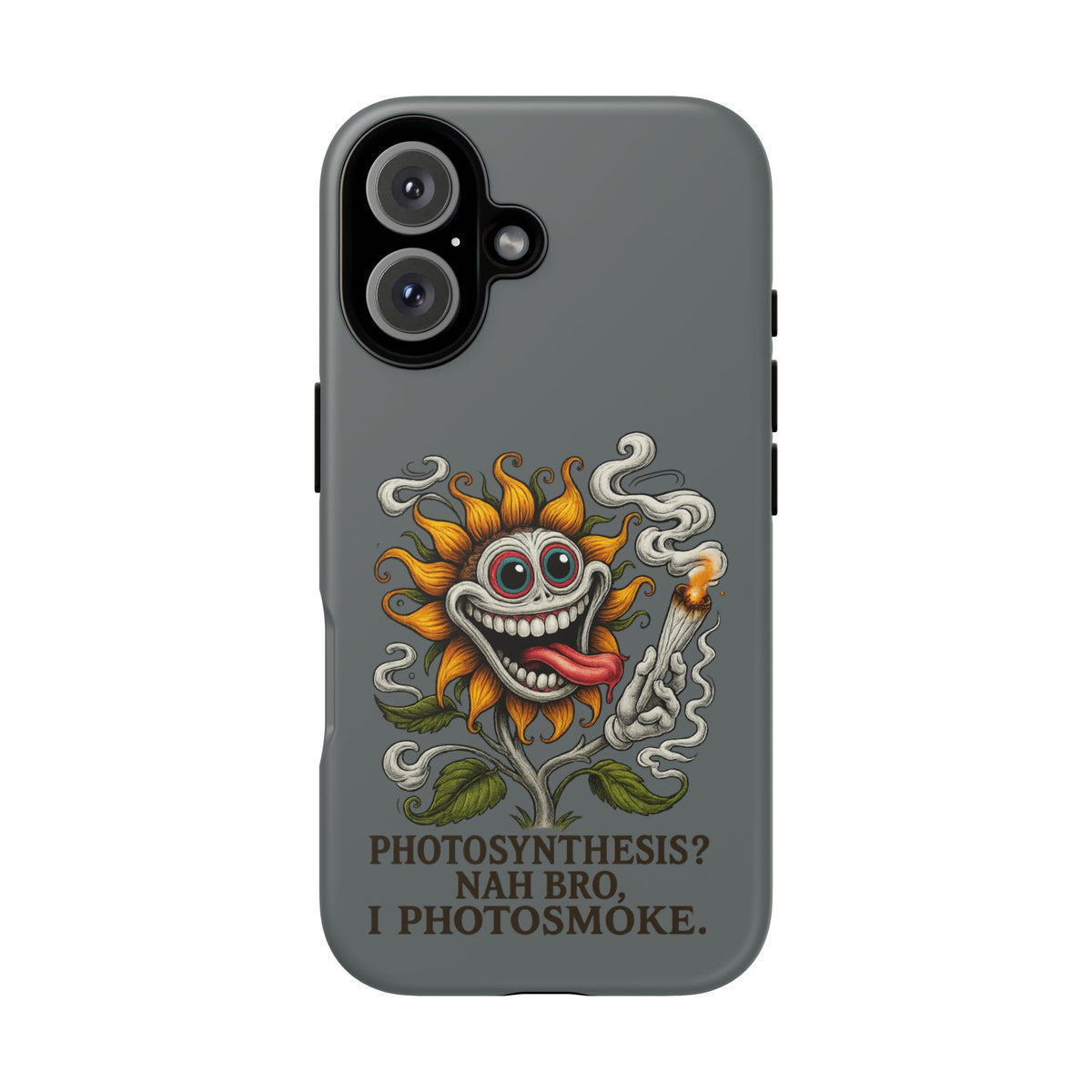 Photosmoke Sunflower Phone Case — Funny Stoner Botanical iPhone Cover
