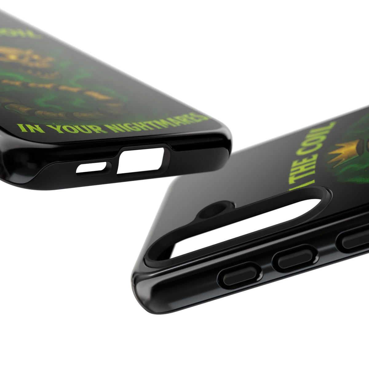 Tough Cases — “I Am The Coil In Your Nightmares” Skull Snake Shockproof Phone Case