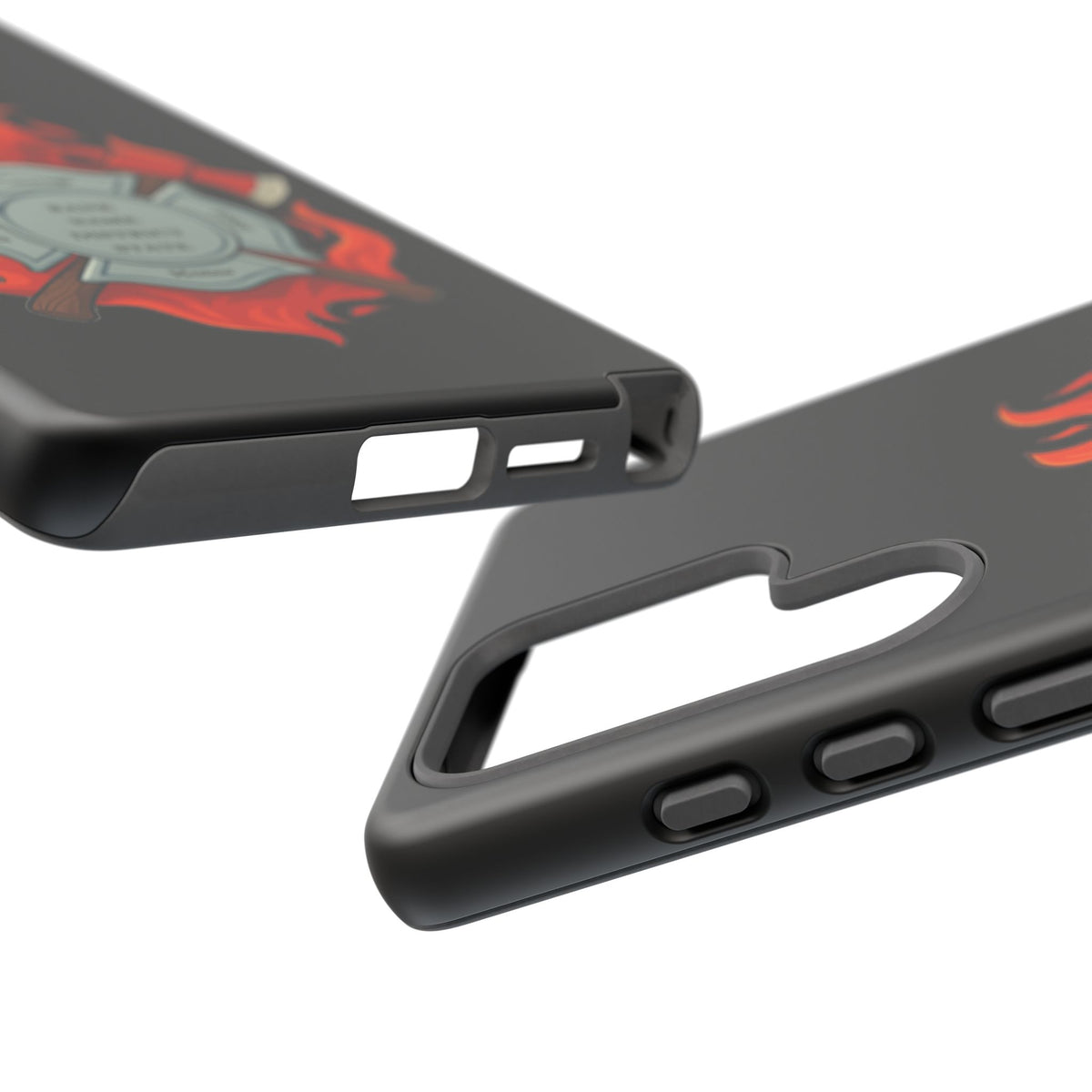 Firefighter Maltese Cross Phone Case — Custom Rank/Name/District Design