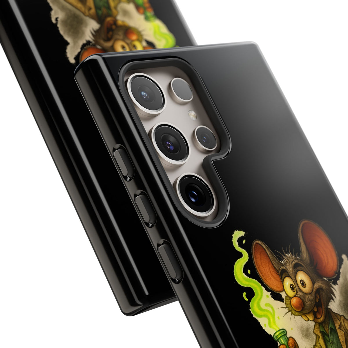 Phone Case — Funny Cartoon Rat "Oops That Wasn't Cheese" Protective Cover