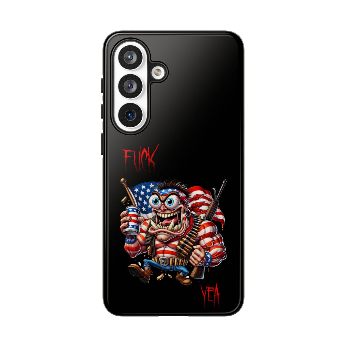 Patriotic Madman Phone Case — 'Funk Yea' USA Flag Tough Case