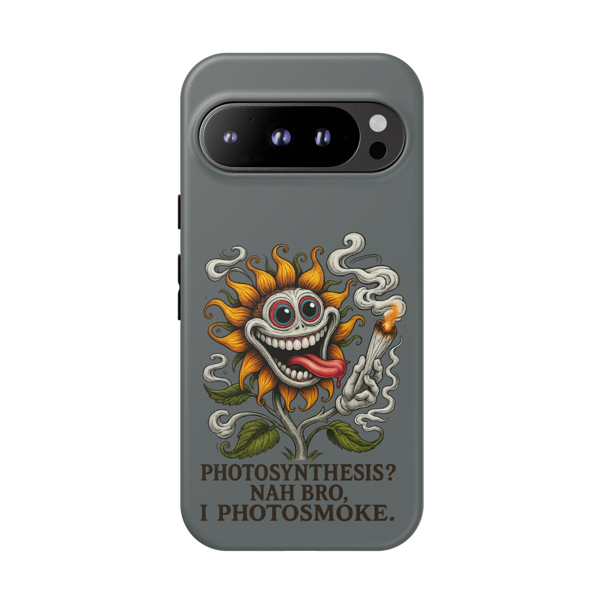 Photosmoke Sunflower Phone Case — Funny Stoner Botanical iPhone Cover