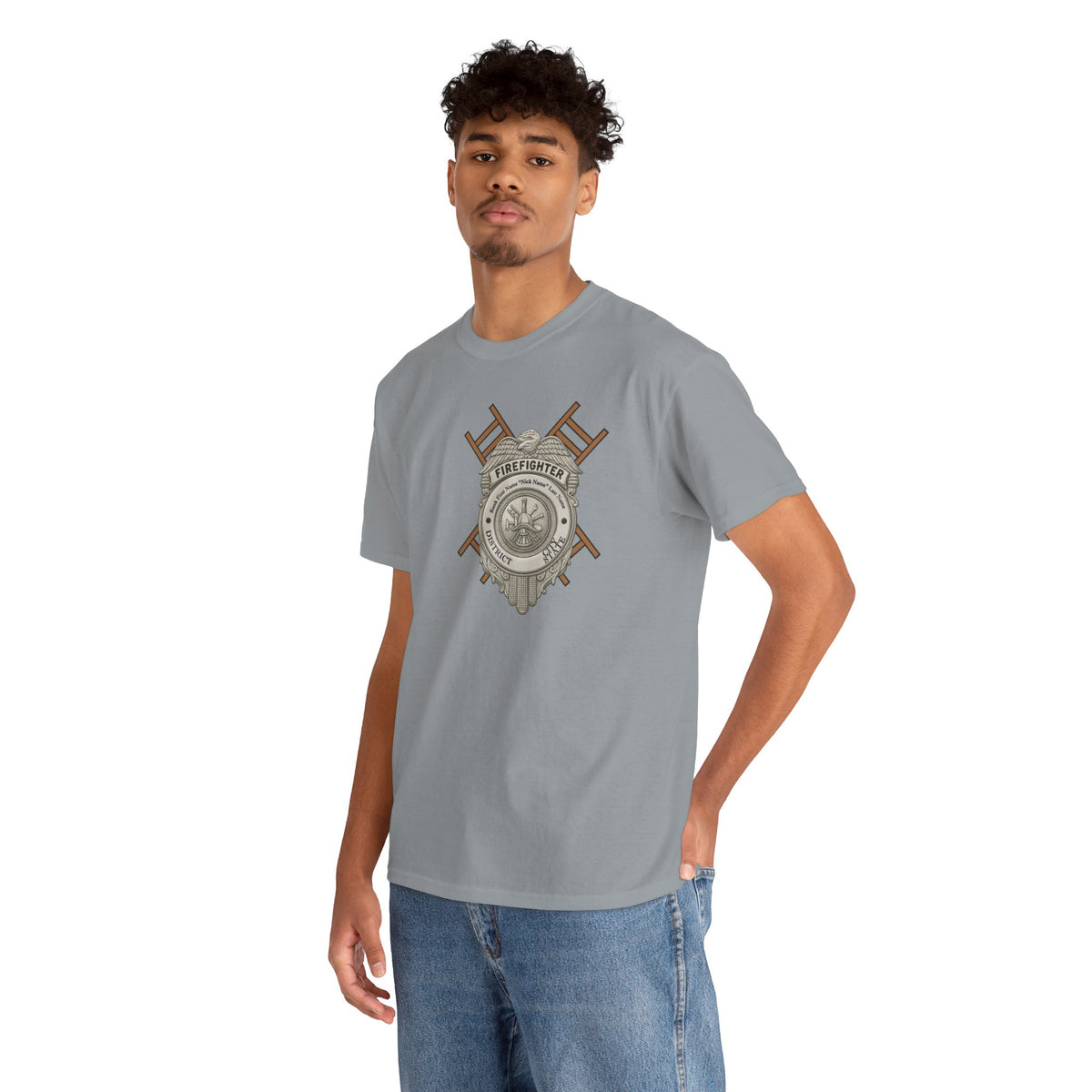 Strength in the Smoke – Courage Firefighter Tee