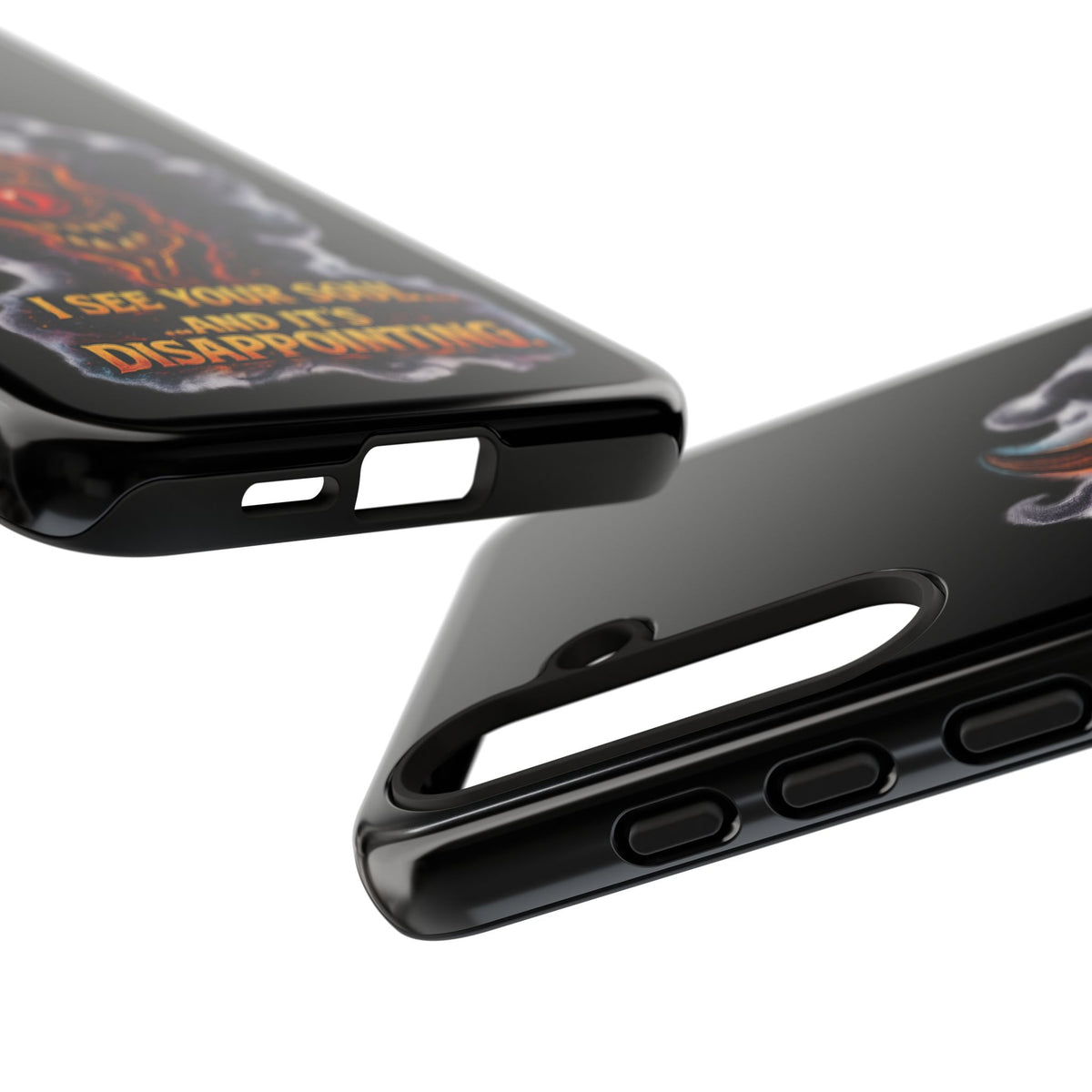 Phone Case — Fiery One‑Eye Demon with "I See Your Soul... And It's Disappointing"