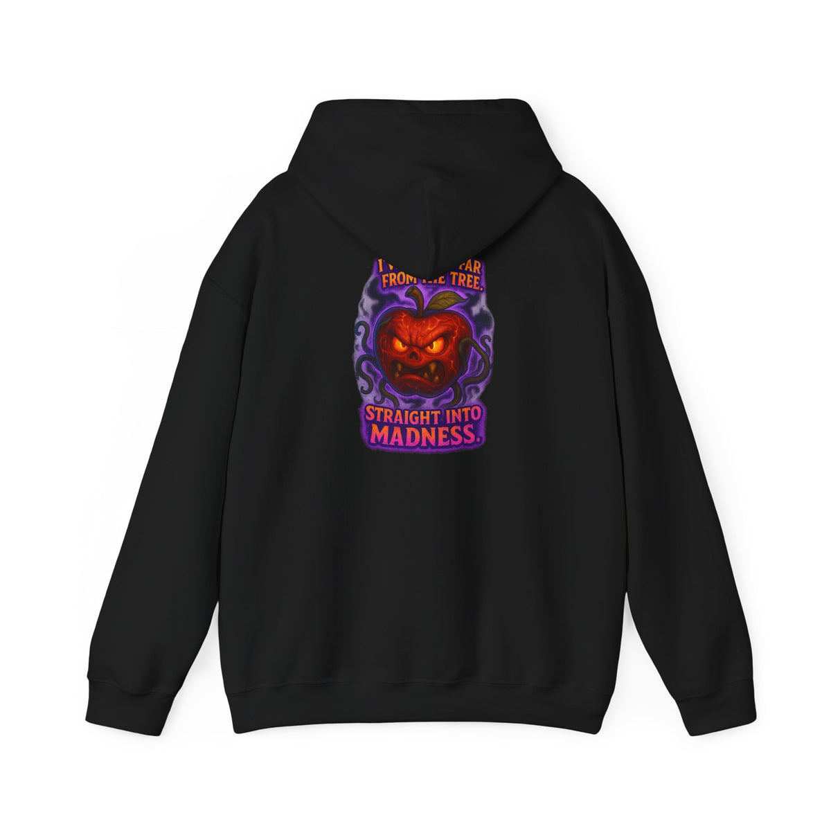 Pumpkin Demon Hoodie — "Straight Into Madness" Halloween Sweatshirt