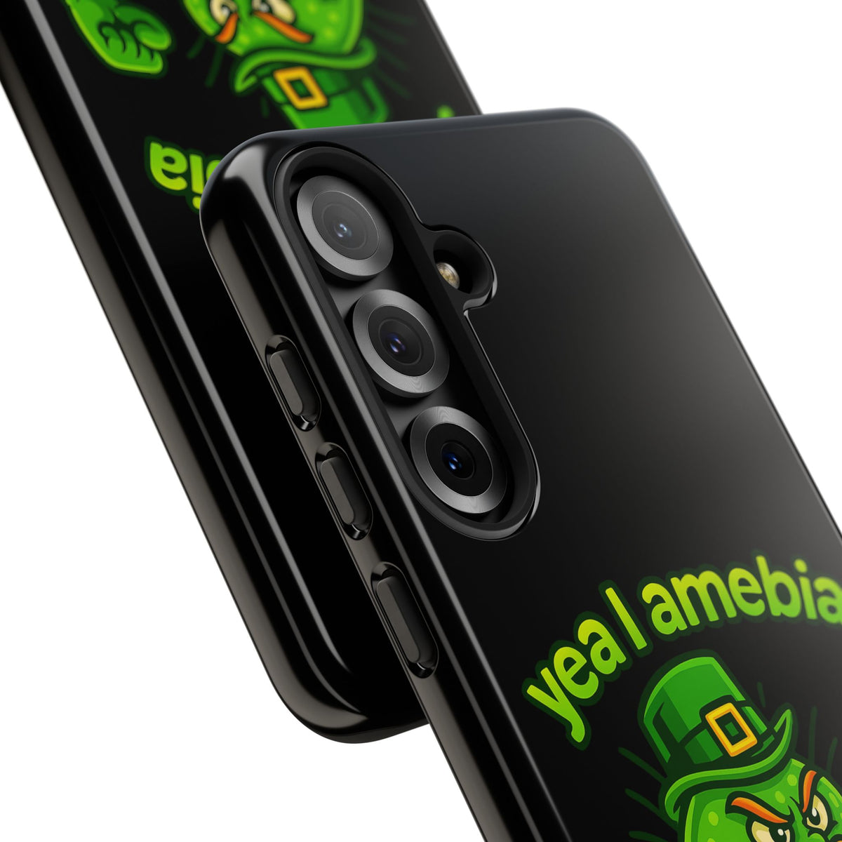 Phone Case – “Yea I Amebia, Amebia Your Face” St. Patrick’s Day Funny Amoeba Design