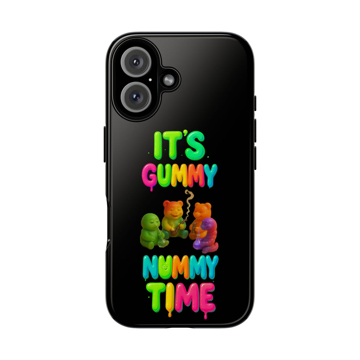 It's Gummy Nummy Time Phone Case — Colorful Gummy Bears Protective Case