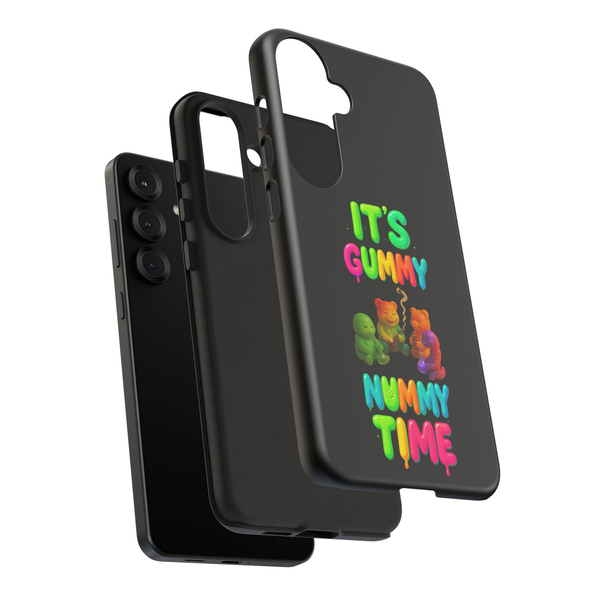It's Gummy Nummy Time Phone Case — Colorful Gummy Bears Protective Case
