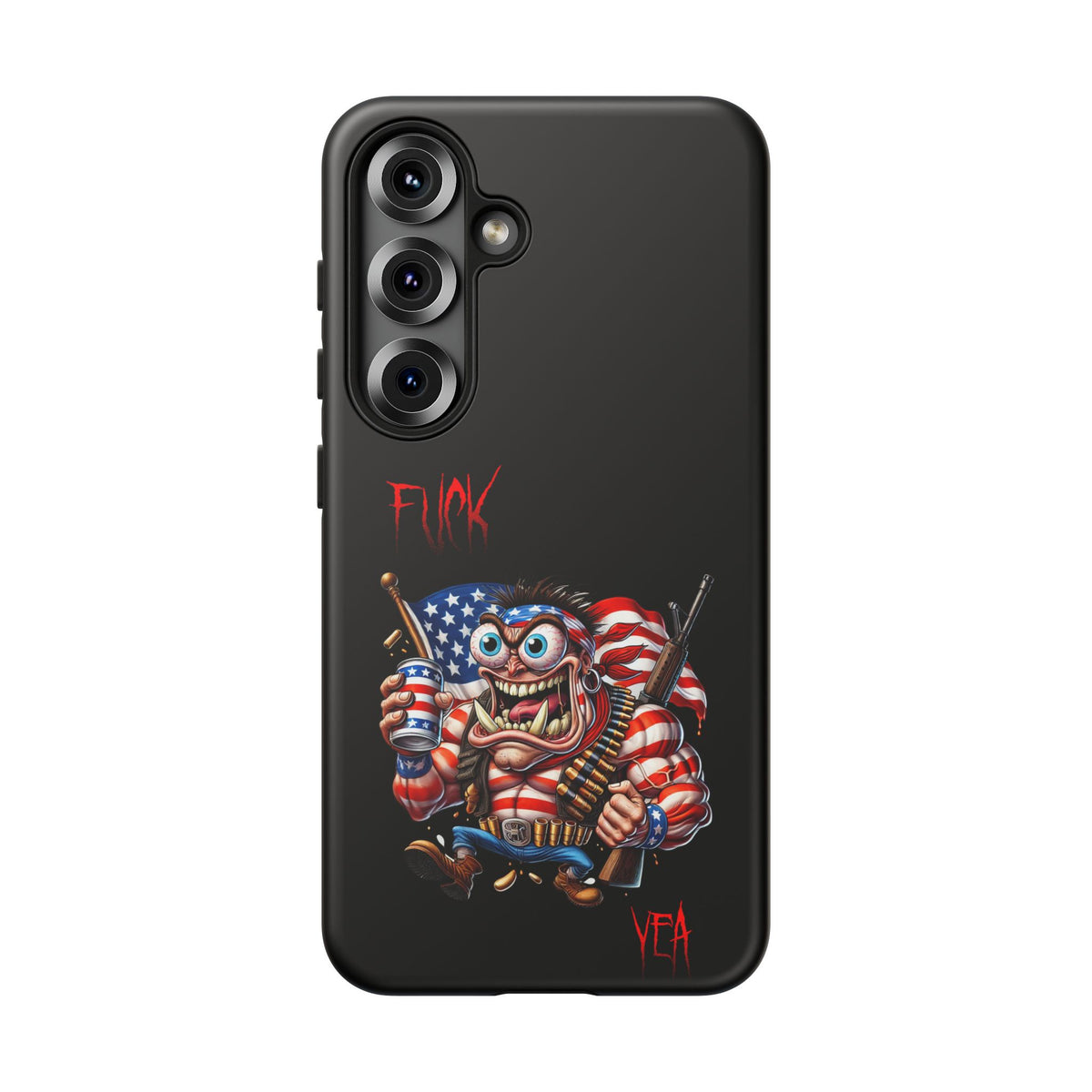 Patriotic Madman Phone Case — 'Funk Yea' USA Flag Tough Case