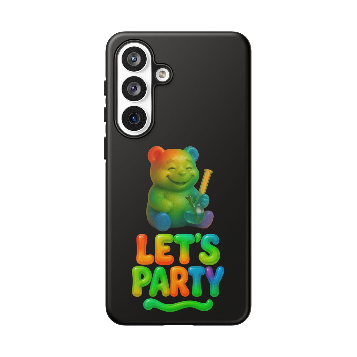 Let's Party Rainbow Bear Phone Case