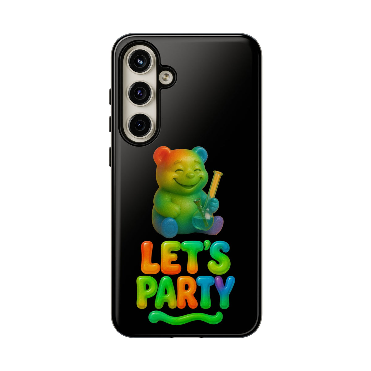 Let's Party Rainbow Bear Phone Case