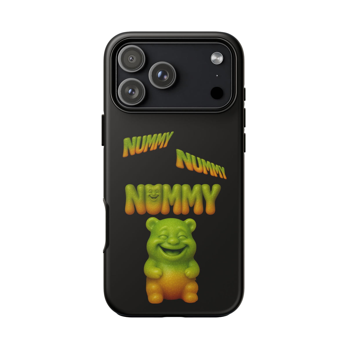 Nummy Gummy Phone Case — Cute Retro Green Gummy Bear Protective Case