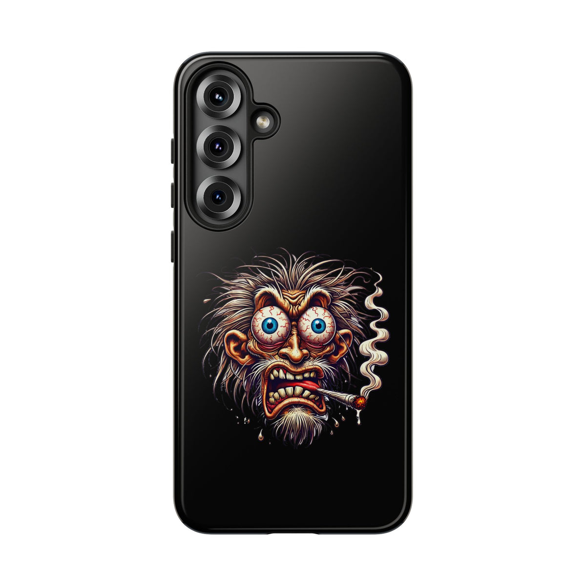 Phone Case — Wild Cartoon Monster Smoking Design
