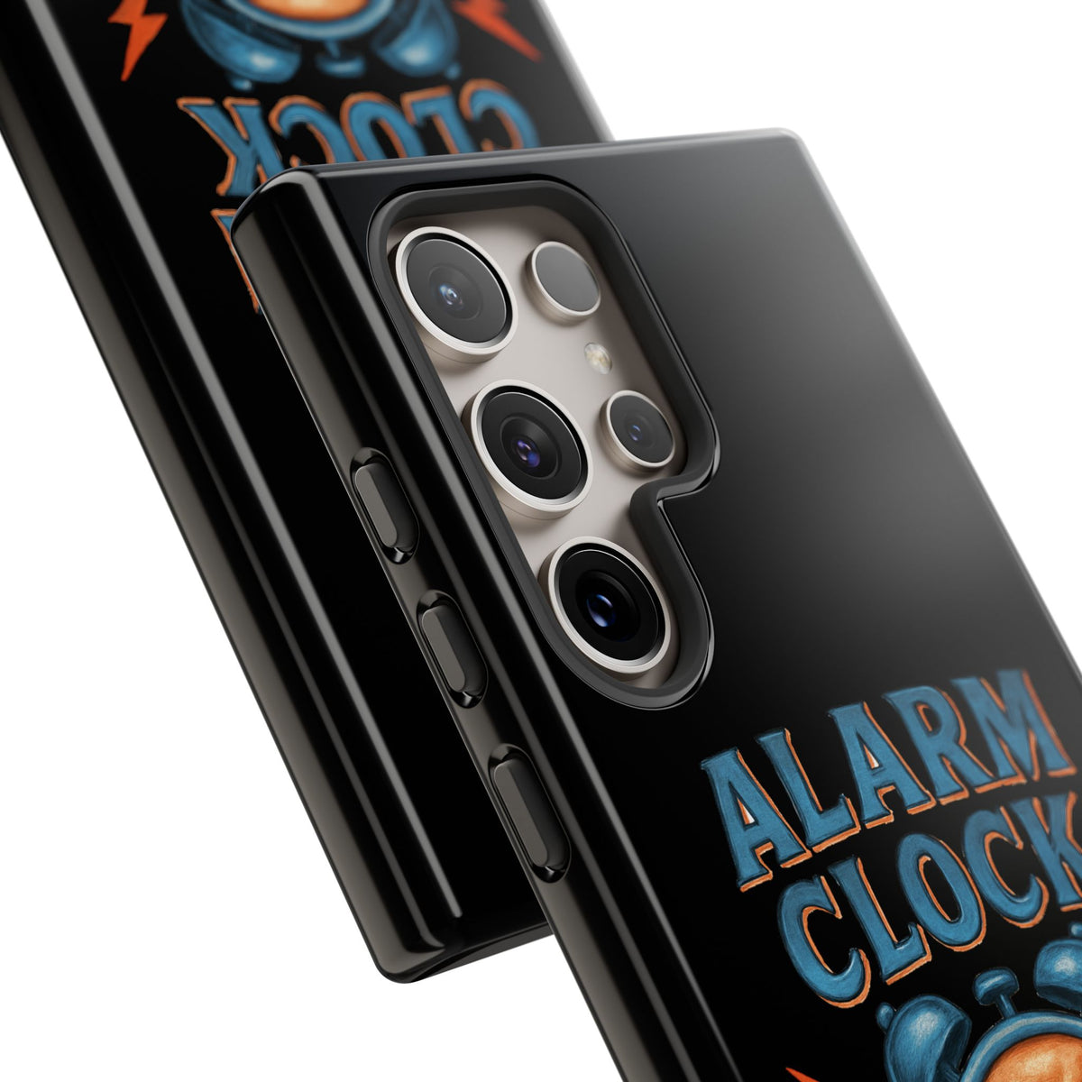 Phone Case — "Alarm Clock" Retro Screaming Clock Protective Cover