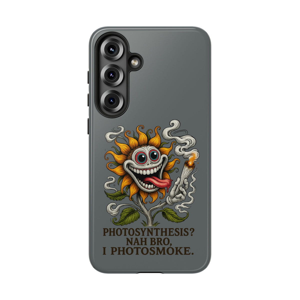 Photosmoke Sunflower Phone Case — Funny Stoner Botanical iPhone Cover