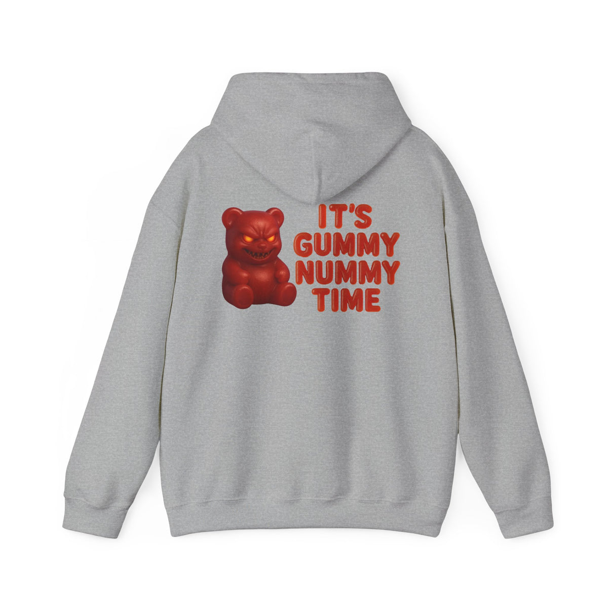Hoodie - "It's Gummy Nummy Time" Gummy Bear Graphic Pullover