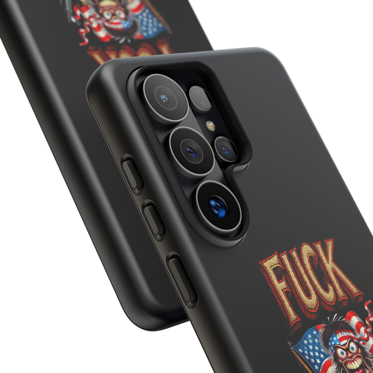 Phone Case — "FUCK YEA" Patriotic Skeleton Soldier Graphic
