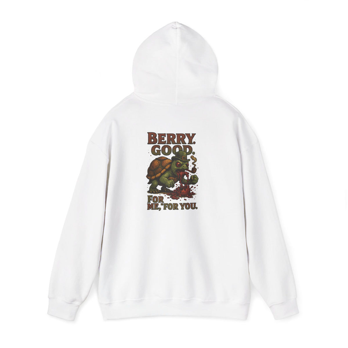 Turtle Graphic Hoodie — "Bein' Good For Me, For You" Retro Nature Sweatshirt