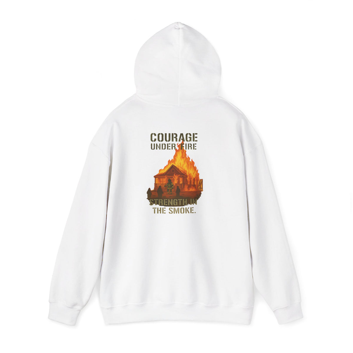Courage Under Fire Firefighter Hoodie