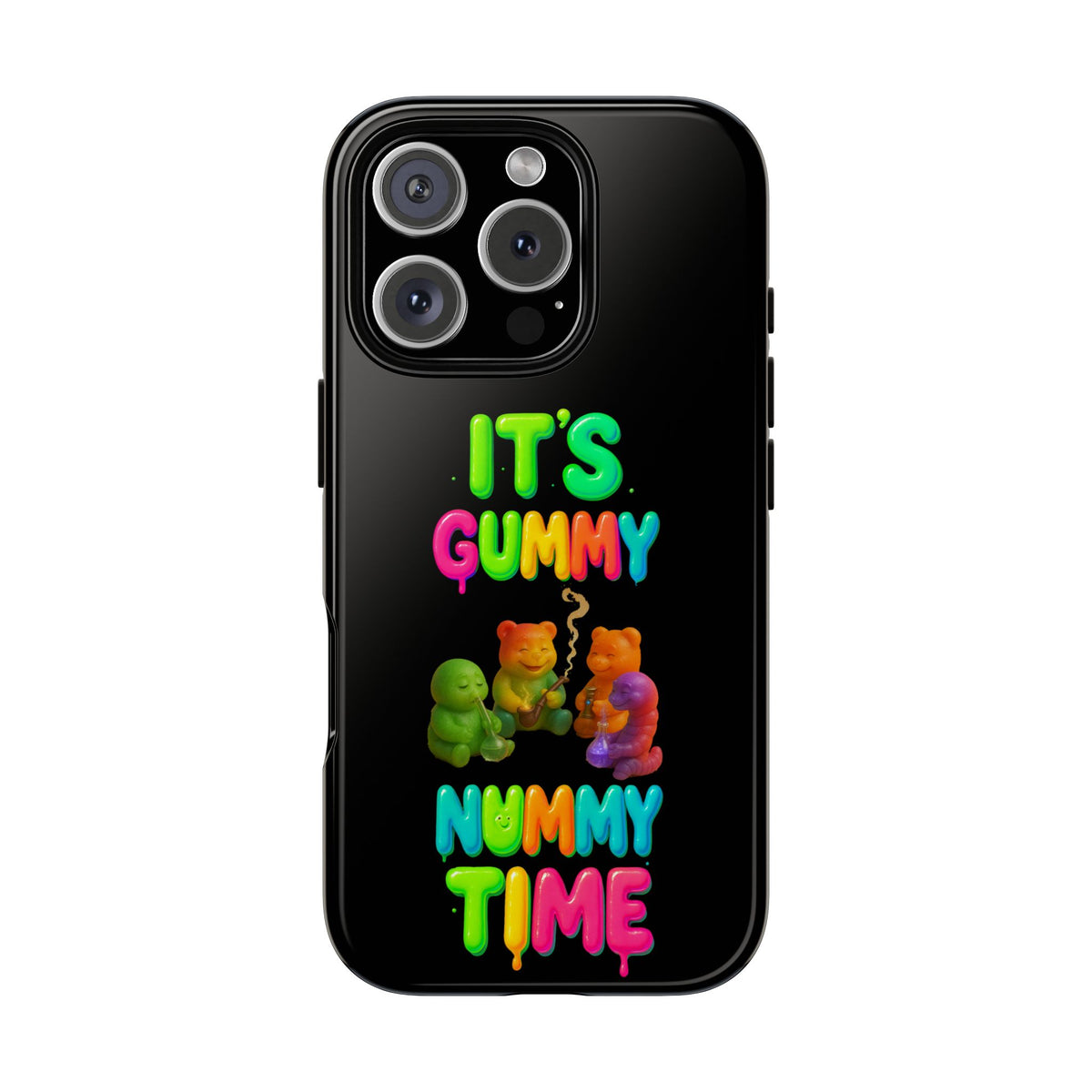 It's Gummy Nummy Time Phone Case — Colorful Gummy Bears Protective Case