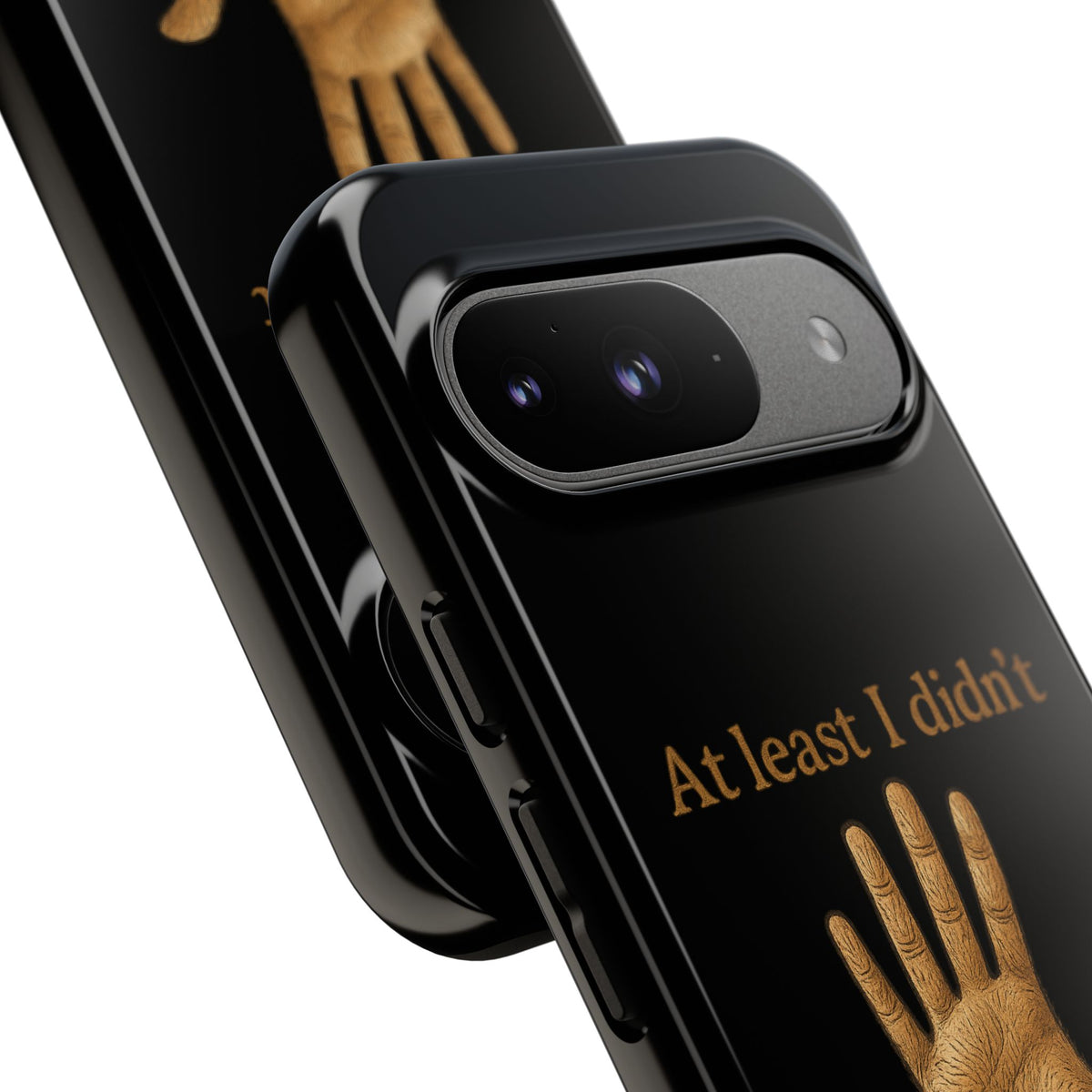 Phone Case — "At Least I Didn't Go Blind" Hand Graphic Protective Cover