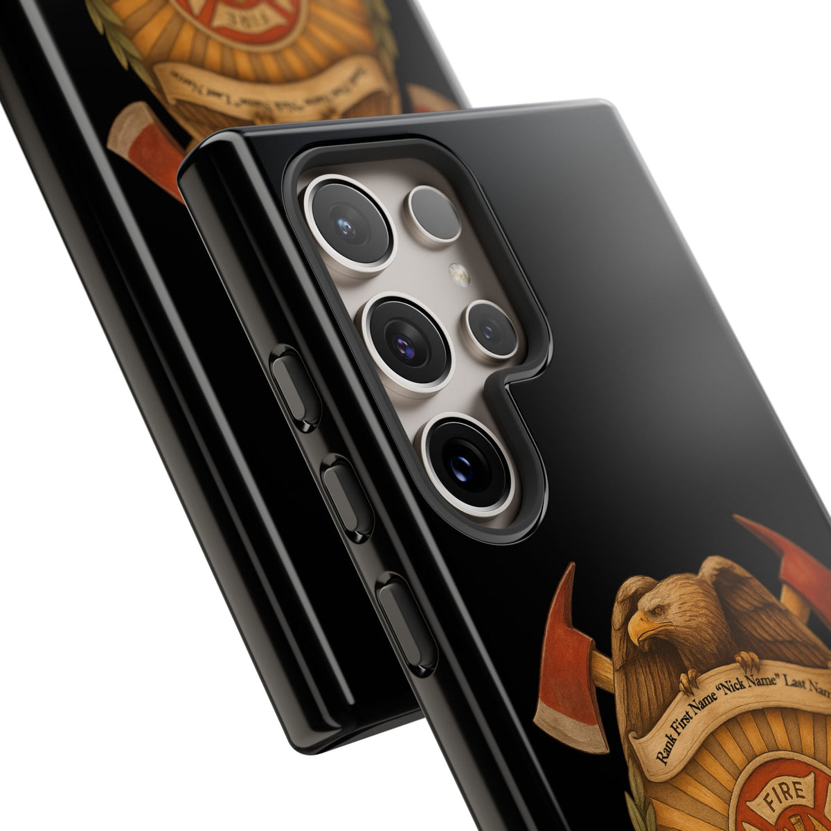 Firefighter Badge Phone Case — Tough Cases Customizable Emblem Design