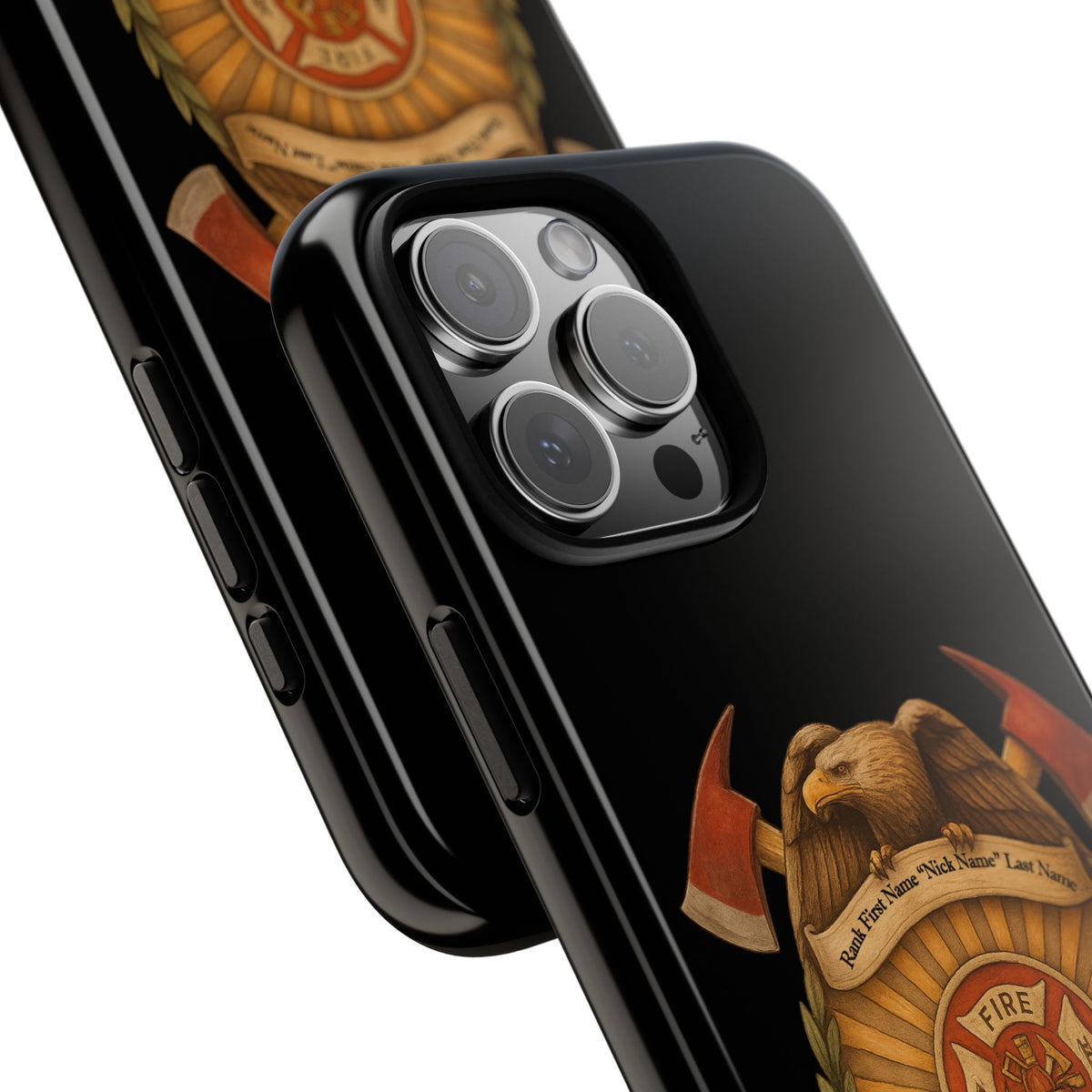 Firefighter Badge Phone Case — Tough Cases Customizable Emblem Design