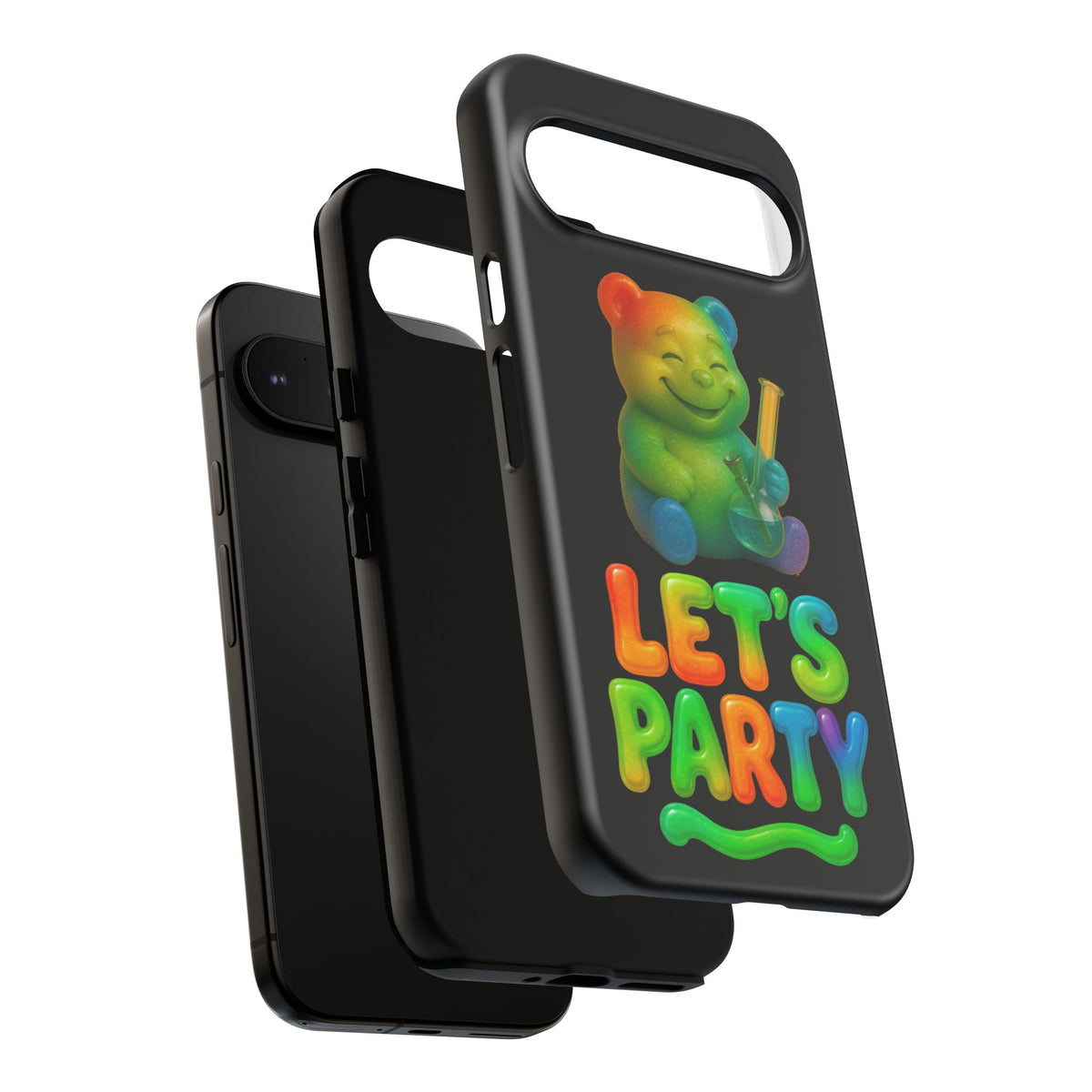 Let's Party Rainbow Bear Phone Case