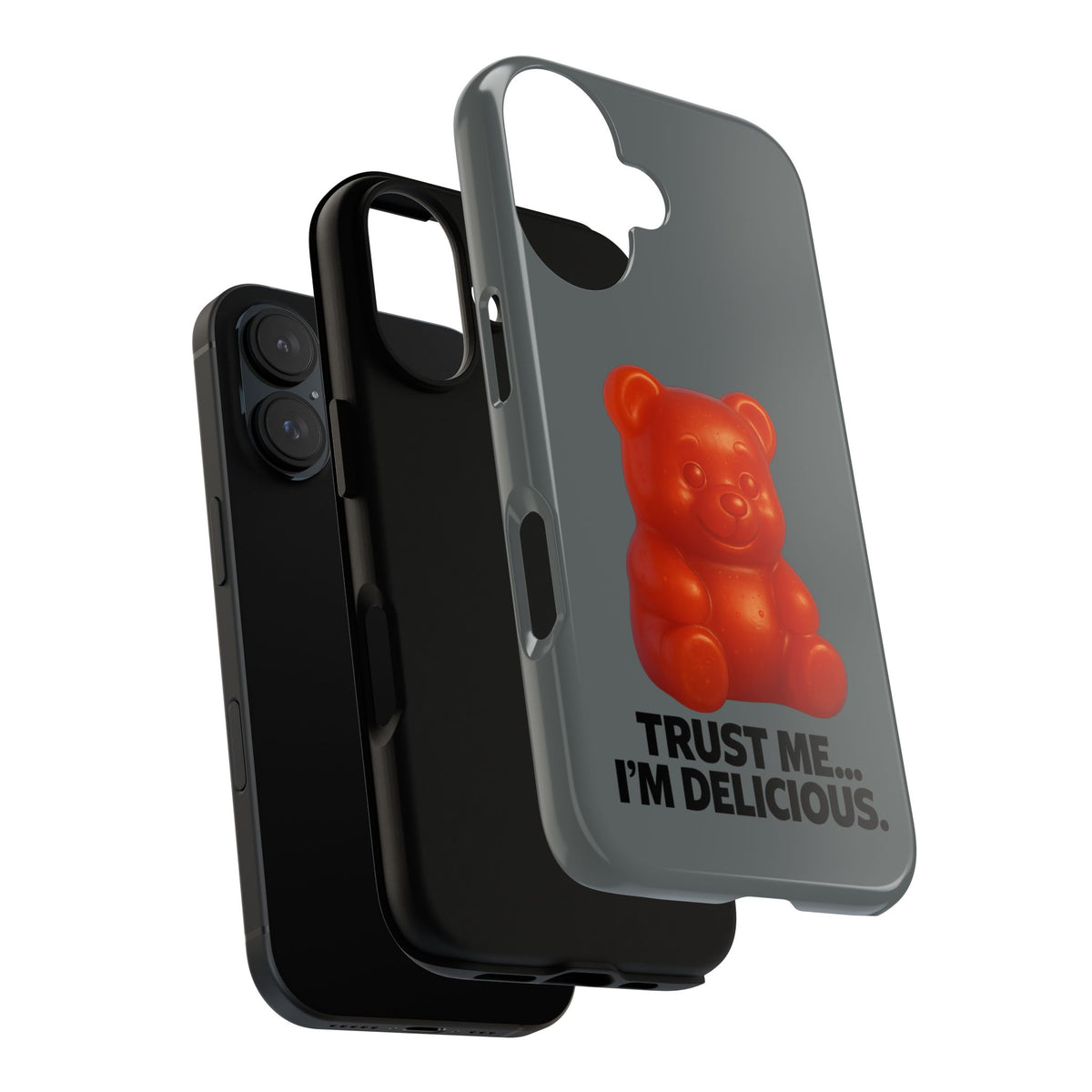 Phone Case — Red Gummy Bear 'Trust Me... I'm Delicious' Protective Case