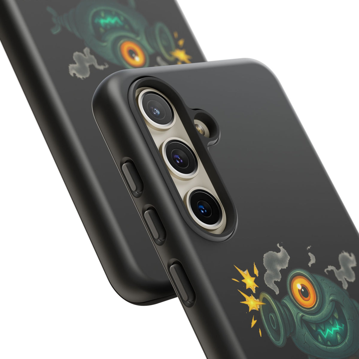 Phone Case — Cute Zombie Blaster Design with "I See You... And Now You're Toast"