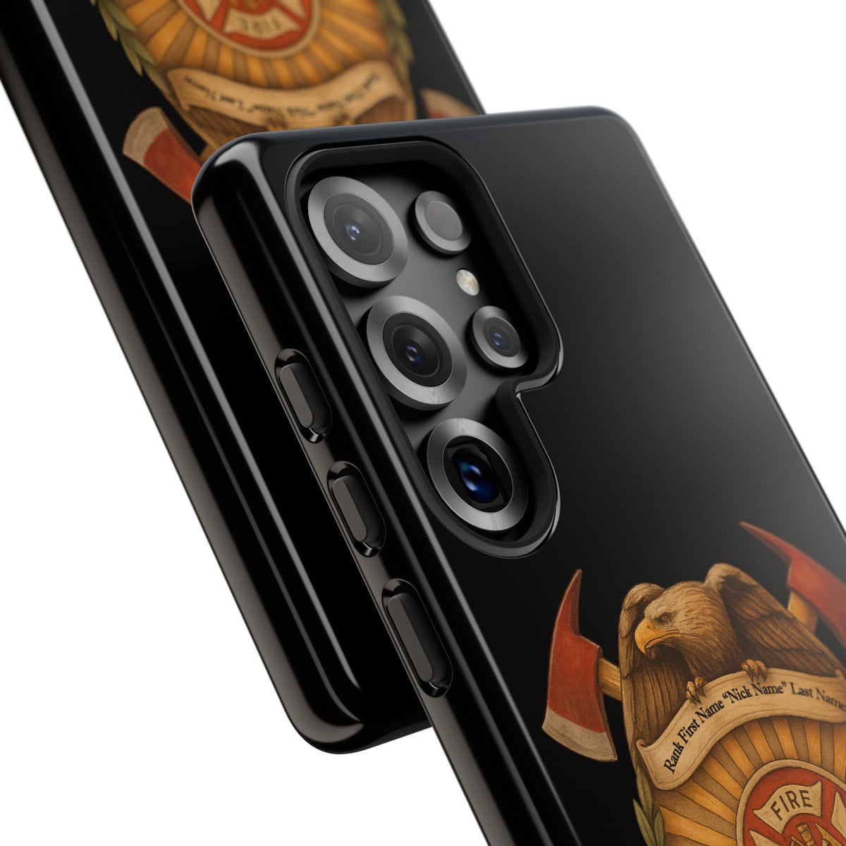 Firefighter Badge Phone Case — Tough Cases Customizable Emblem Design