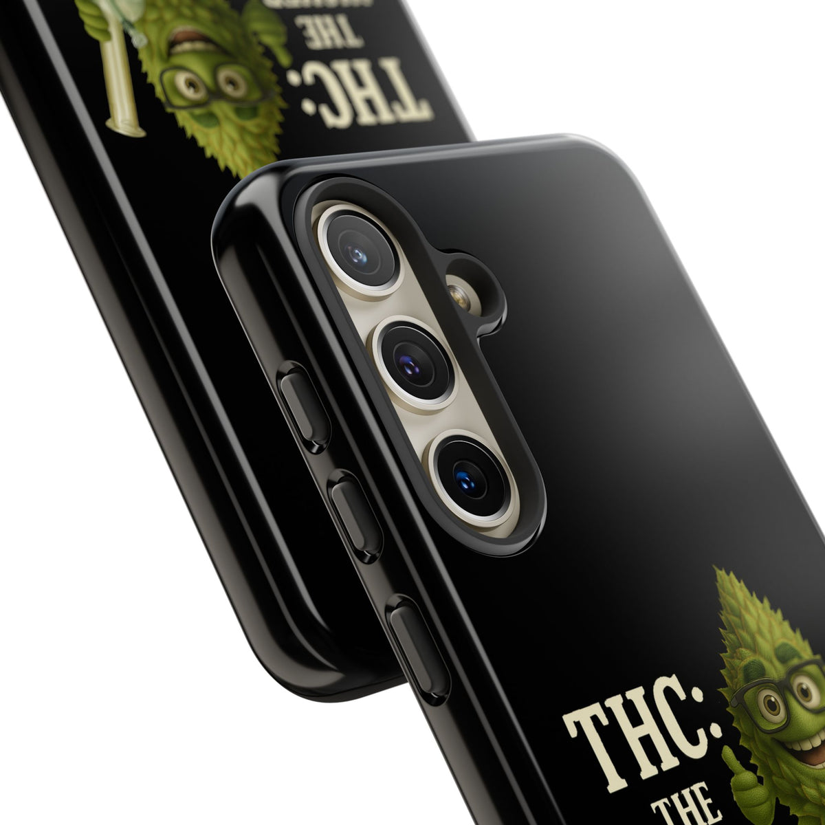 THC The Higher Curriculum Phone Case – Funny Cannabis Nug Cartoon iPhone Case