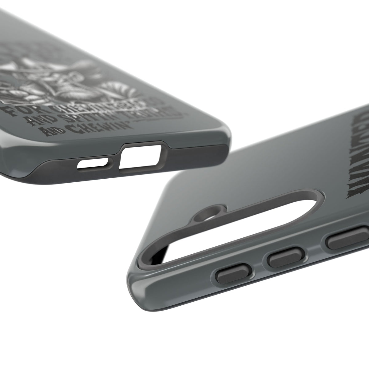 Phone Case — "Wanted Alive!" Cowboy Chewin' Tobacco Graphic