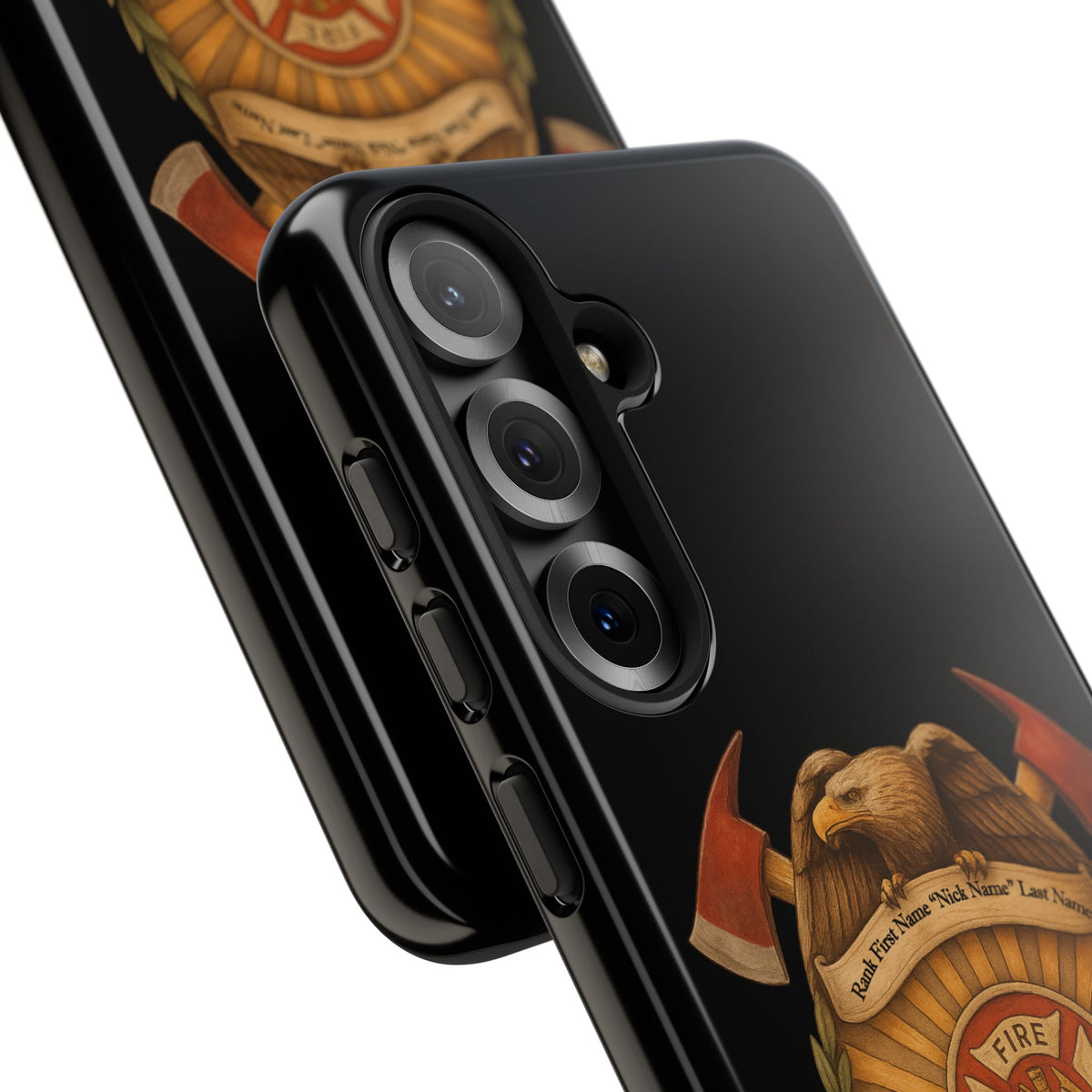 Firefighter Badge Phone Case — Tough Cases Customizable Emblem Design