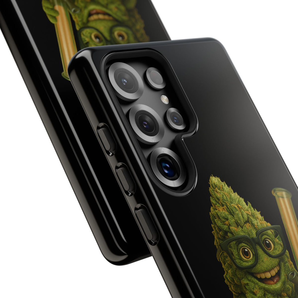 Phone Case — "Educated. Medicated. Elevated." Cute Bud Scientist Design