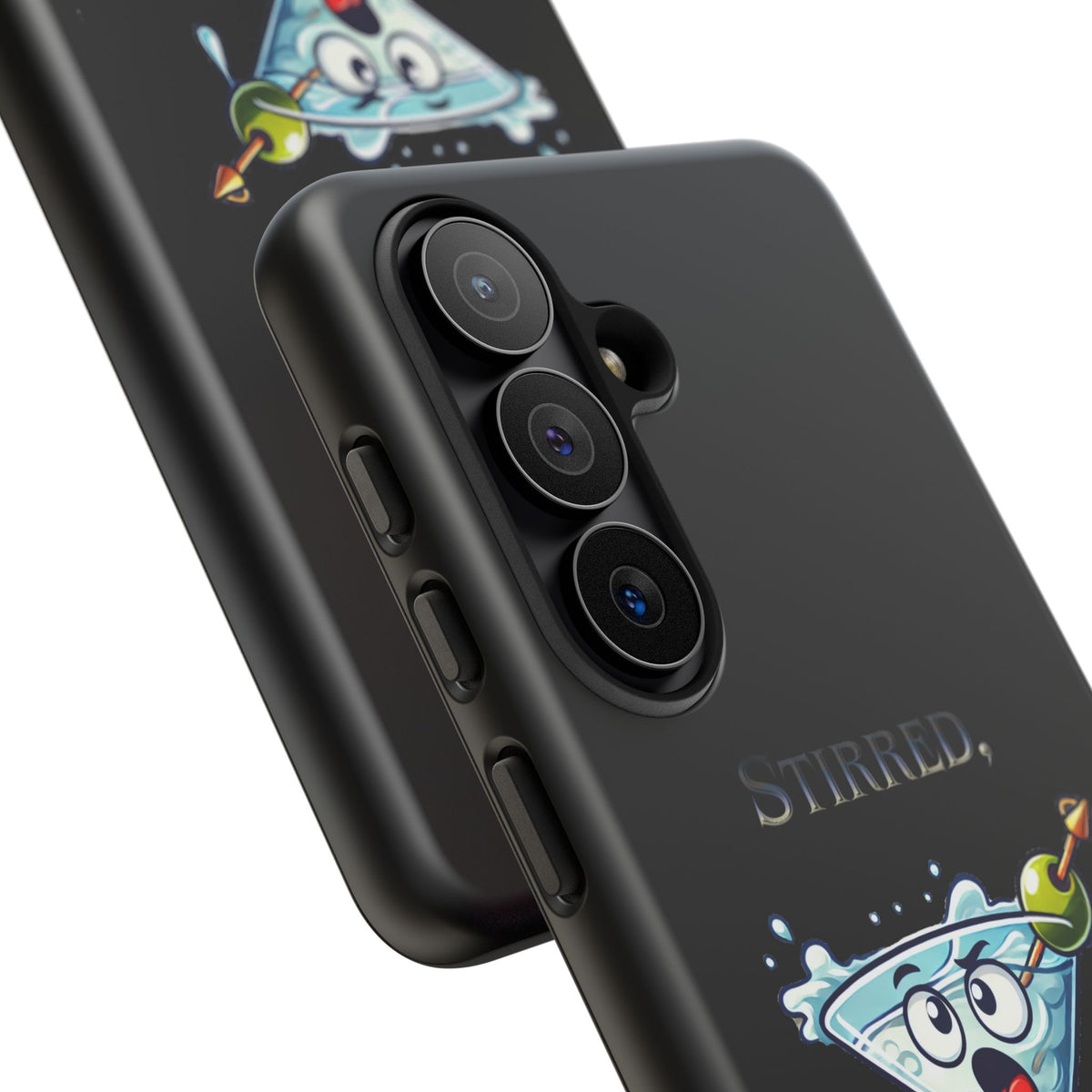 Stirred Not Shaken Phone Case — Funny Martini Cocktail Design