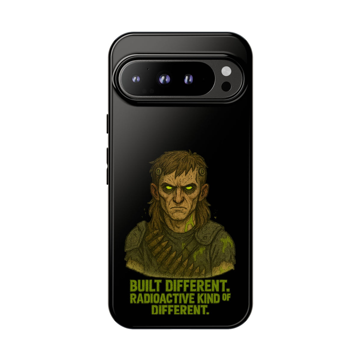 Phone Case — "Built Different, Radioactive Kind of Different" Mutant Design
