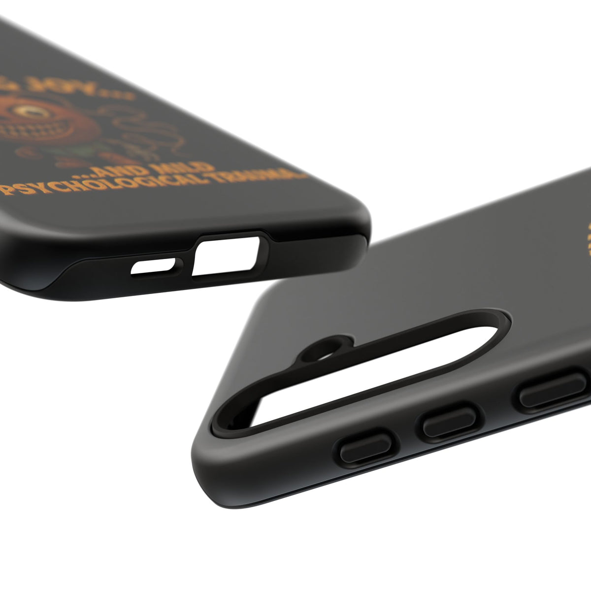 Phone Case — "I Bring Joy... and Mild Psychological Trauma" Funny Creepy Design